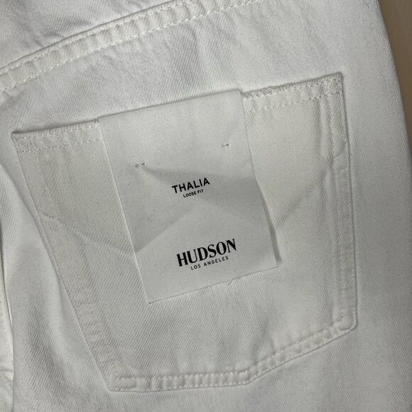 Hudson Thalia Loose Fit White Jeans - Picture 4 of 8
